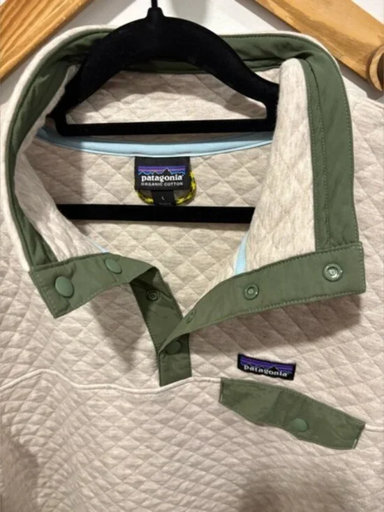 Patagonia WOMANS Organic cotton quilt snap T pullover - Picture 3 of 4